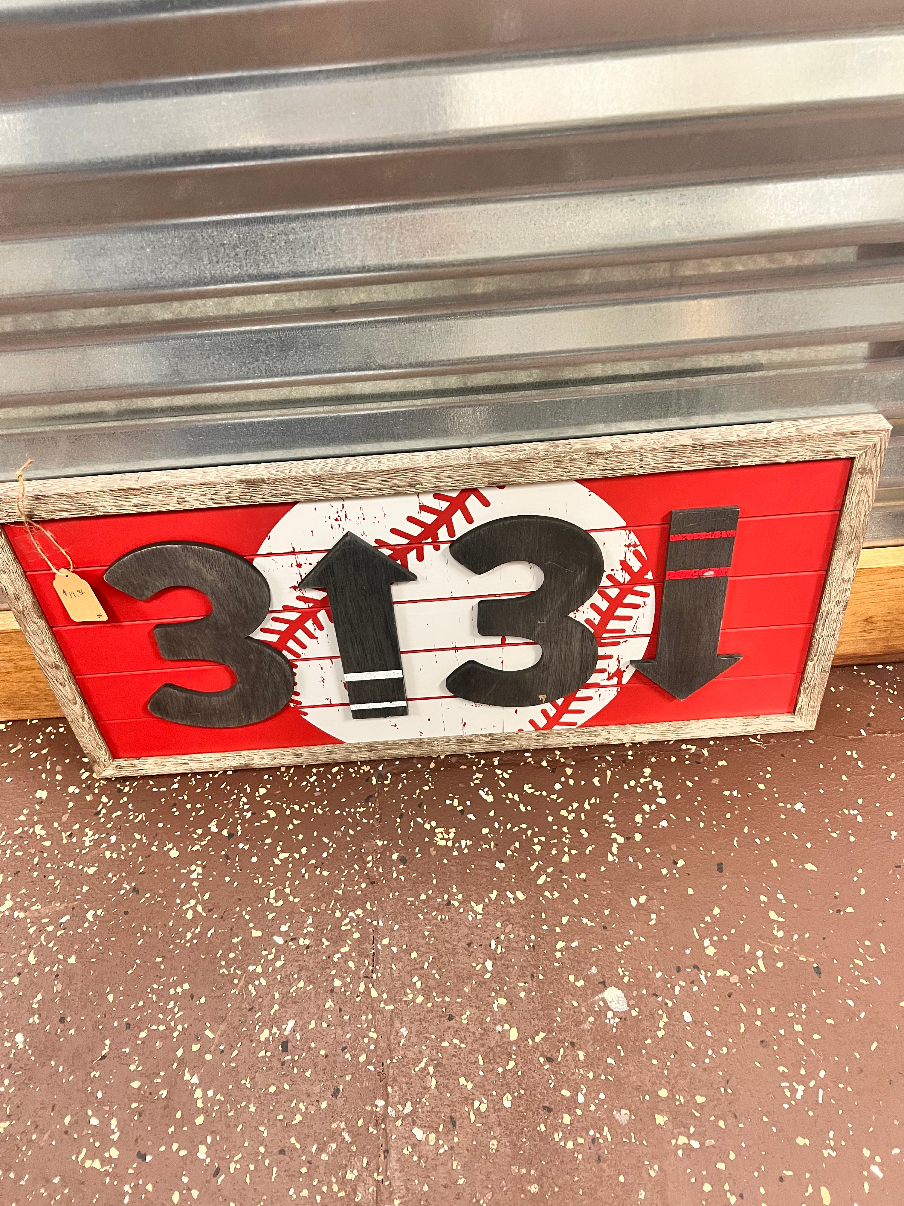 Baseball Sign