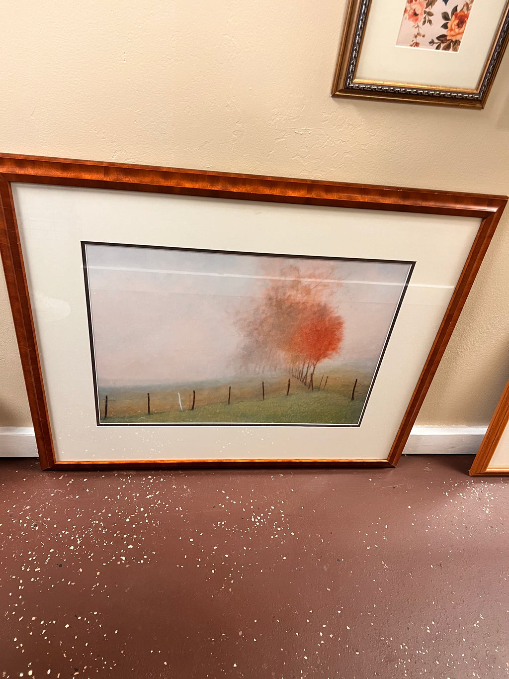 One White Post Print