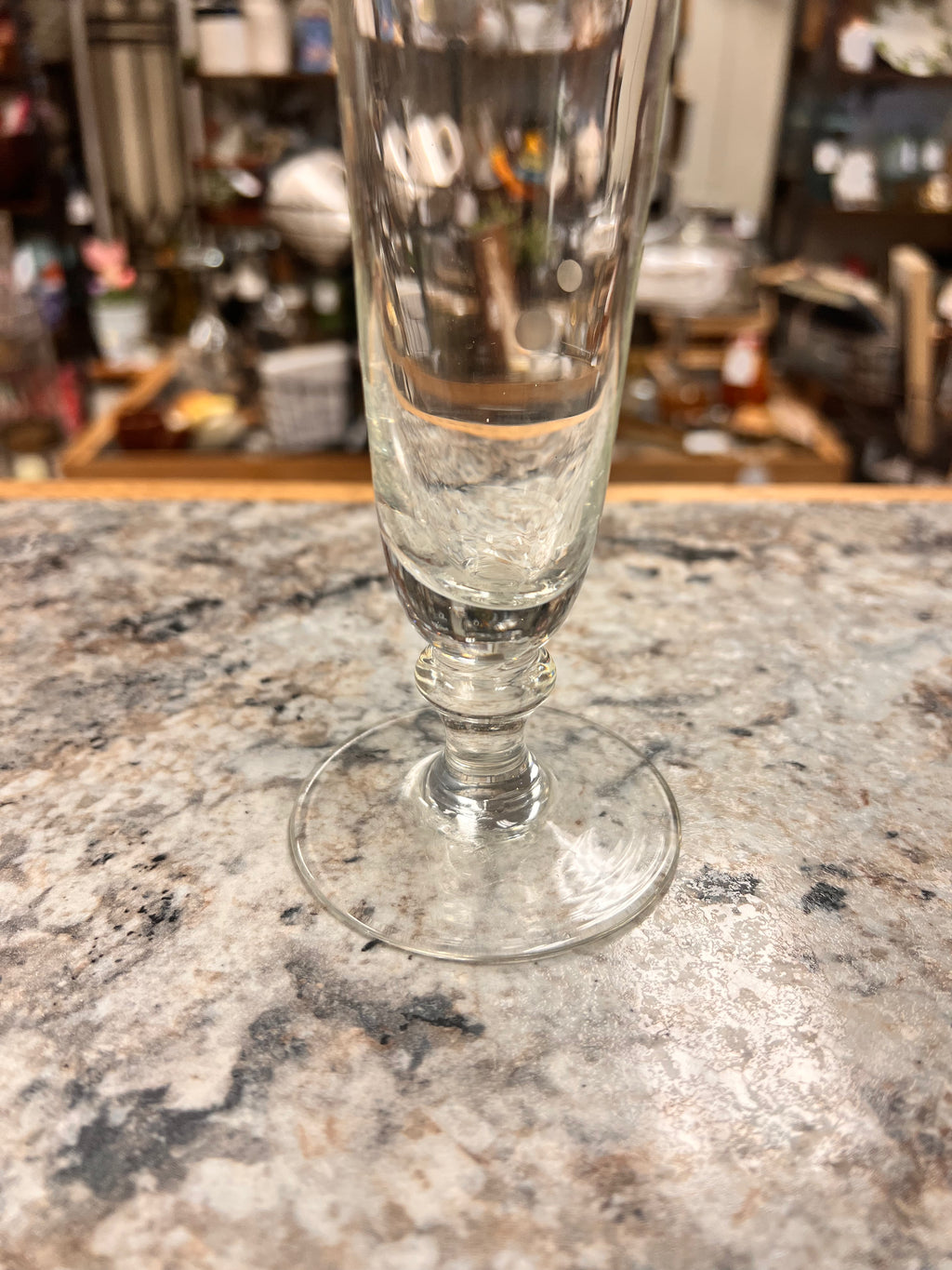 Etched Bud Vase