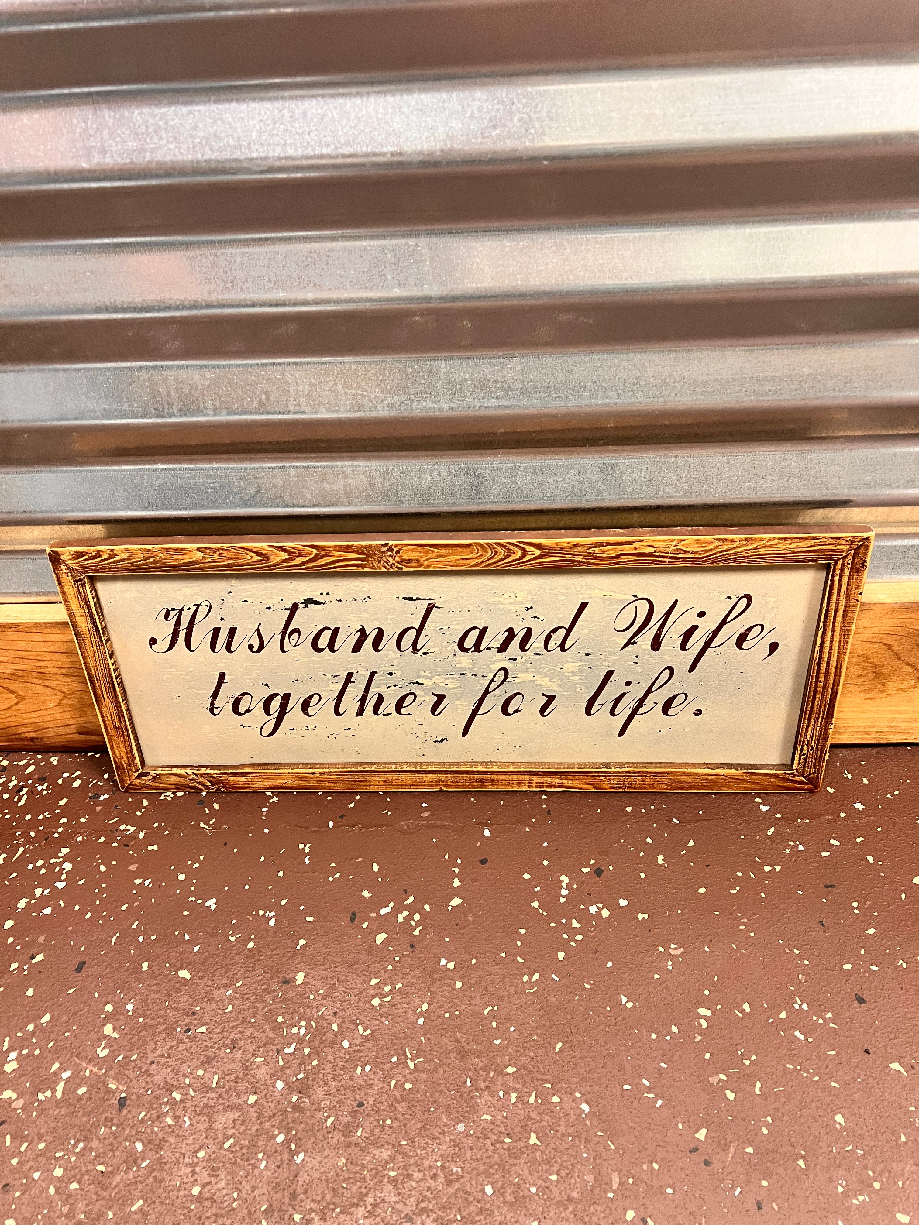 Husband/Wife Sign