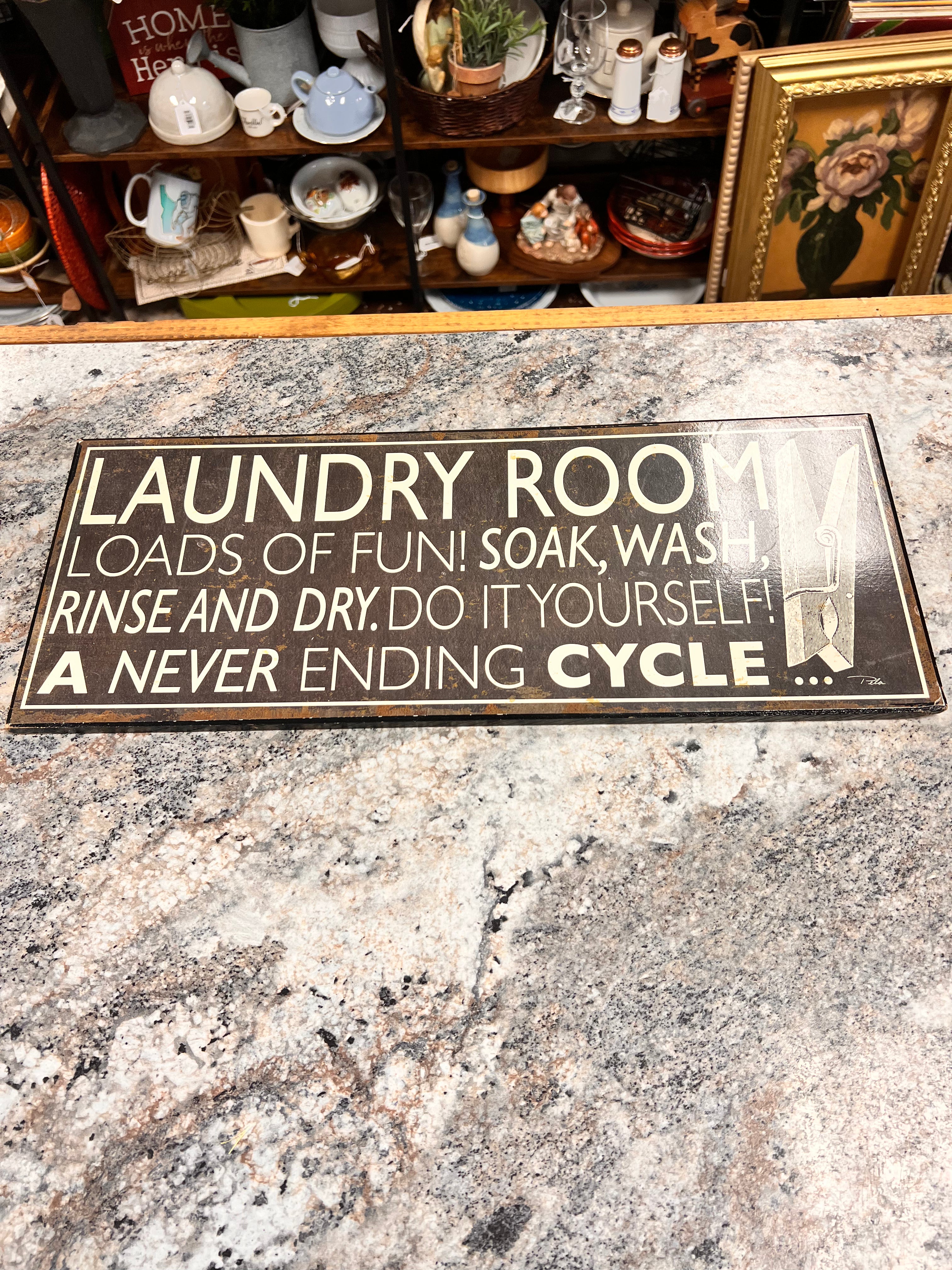 Laundry Sign
