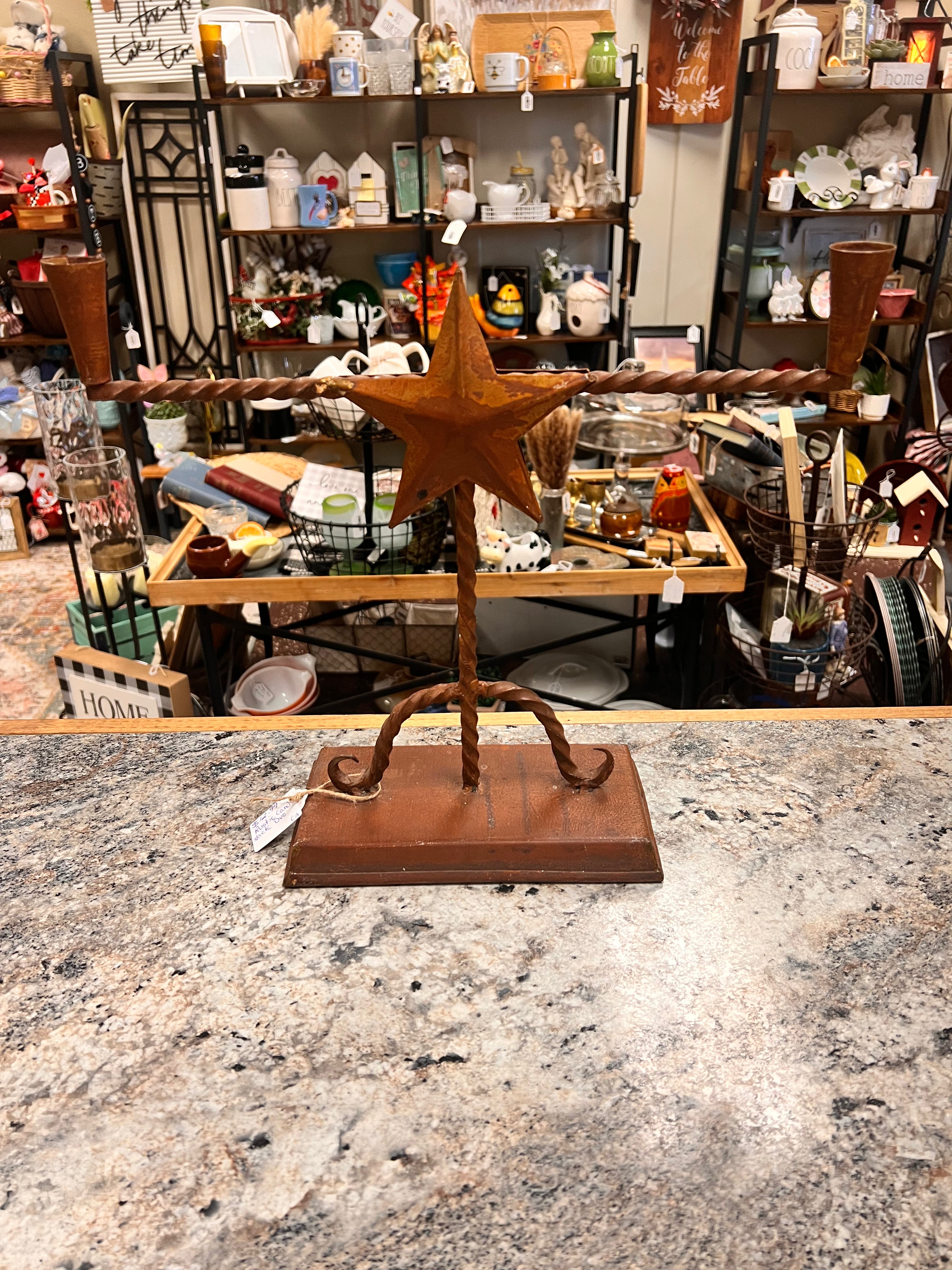 Rustic Candle Holder