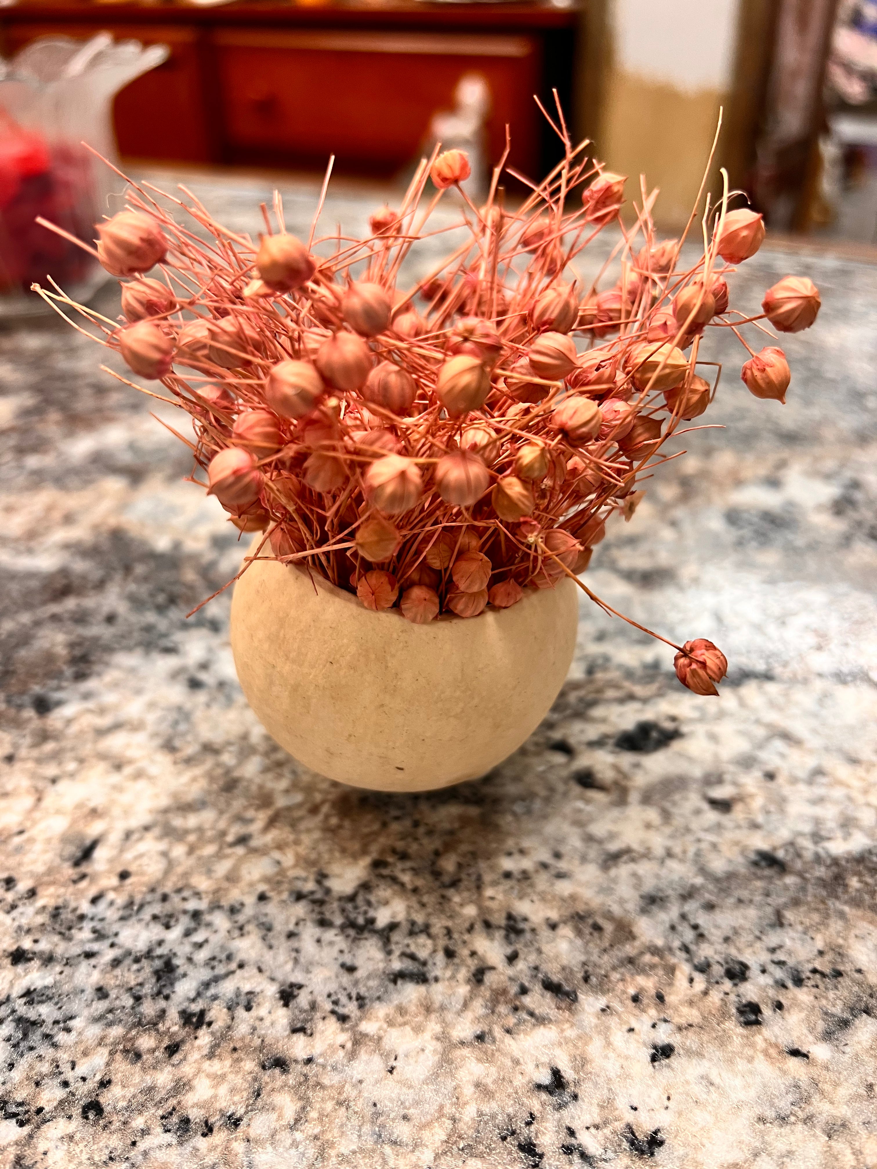 Small Wood Vase
