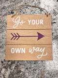 Wood Sign