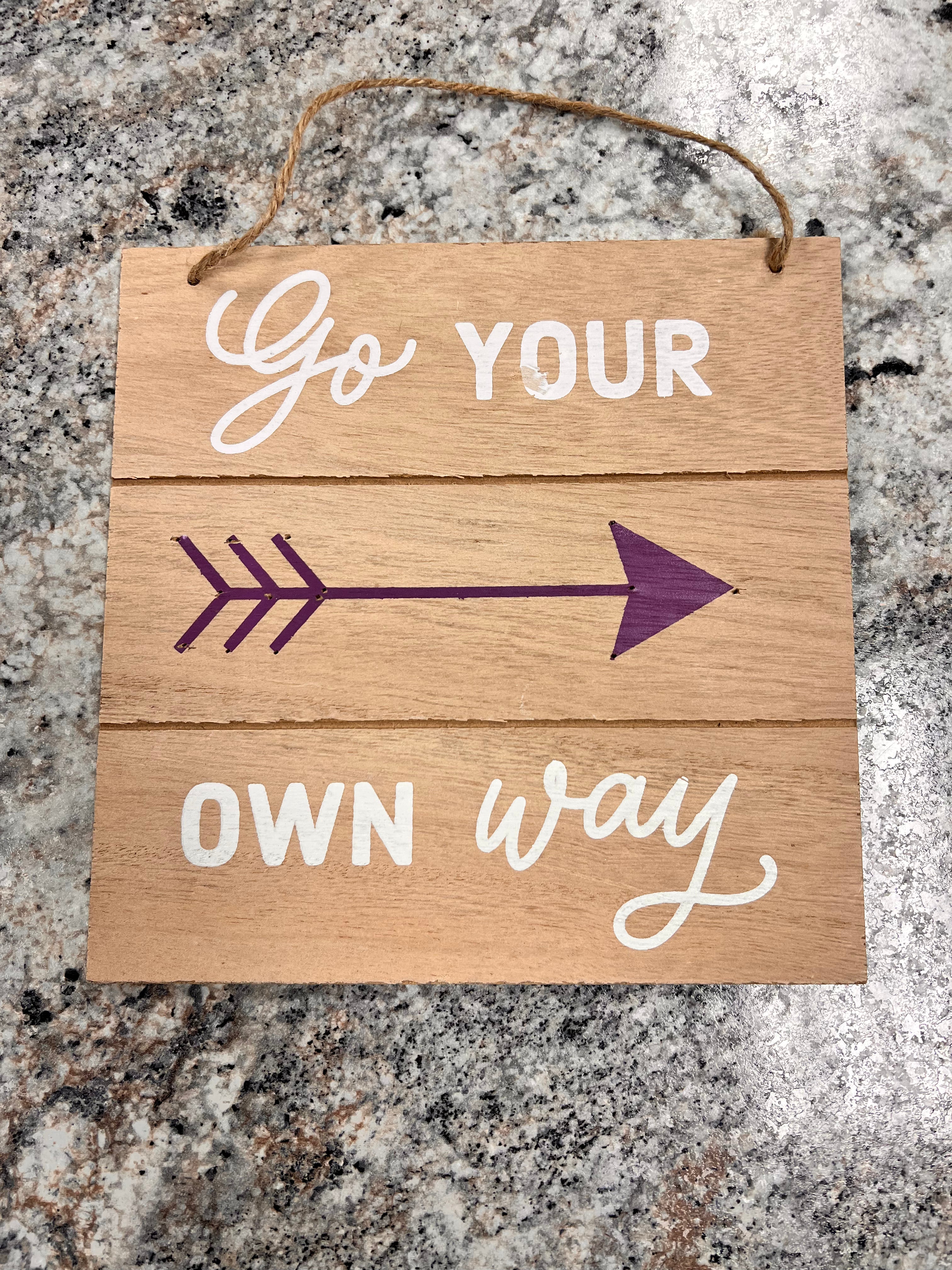 Wood Sign