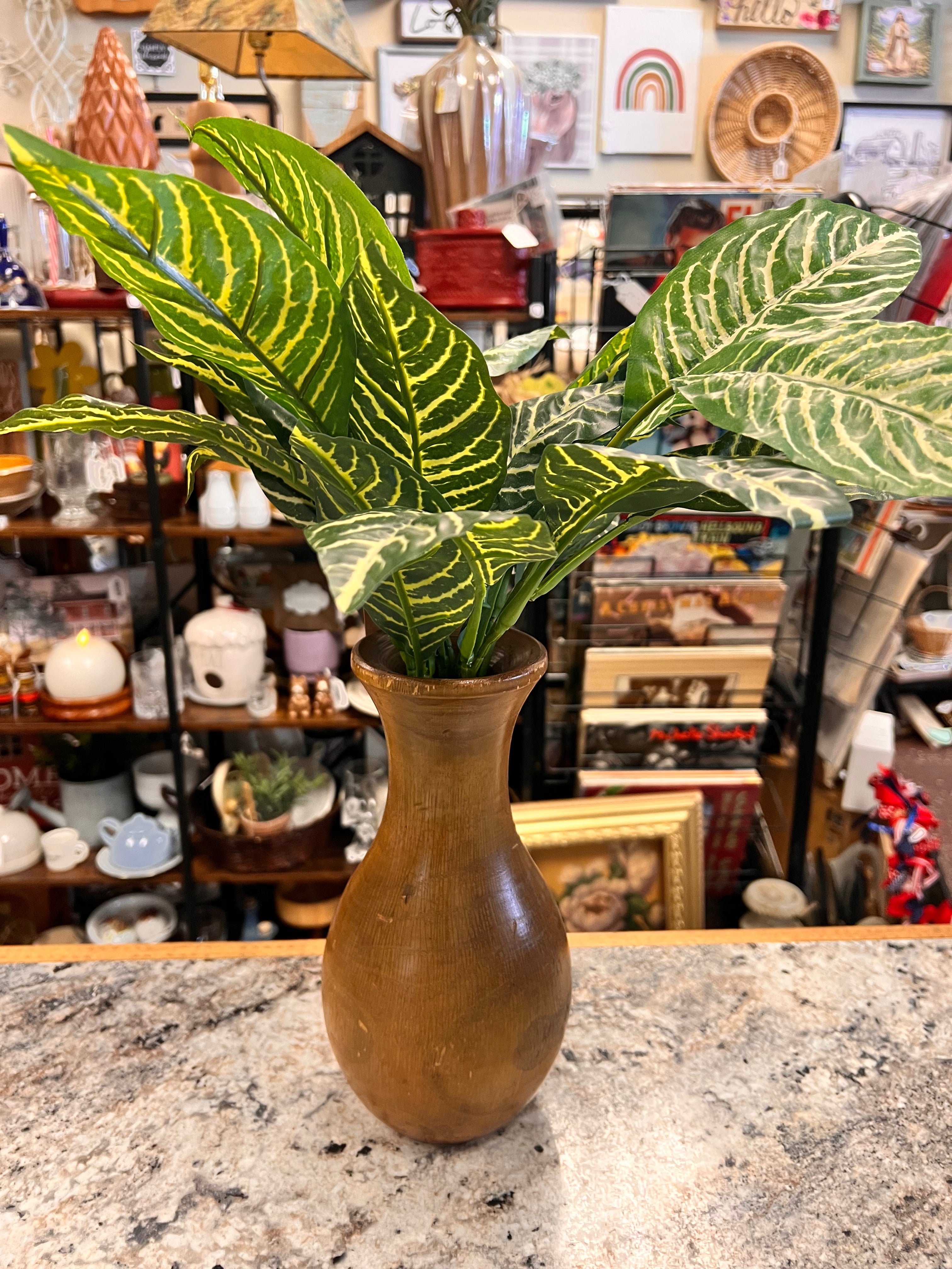 Wood Vase Decor