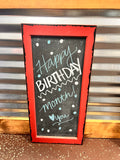 Chalkboard Sign