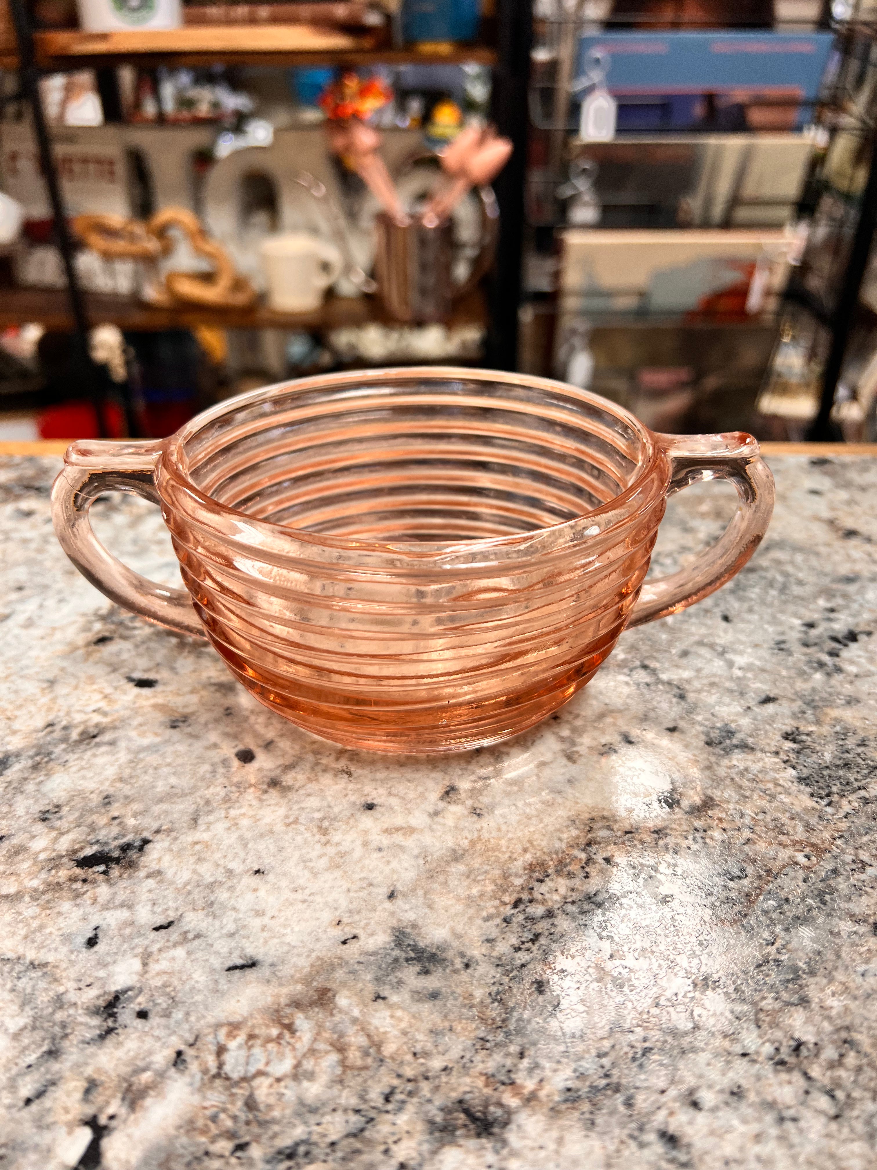 Pink Sugar Bowl