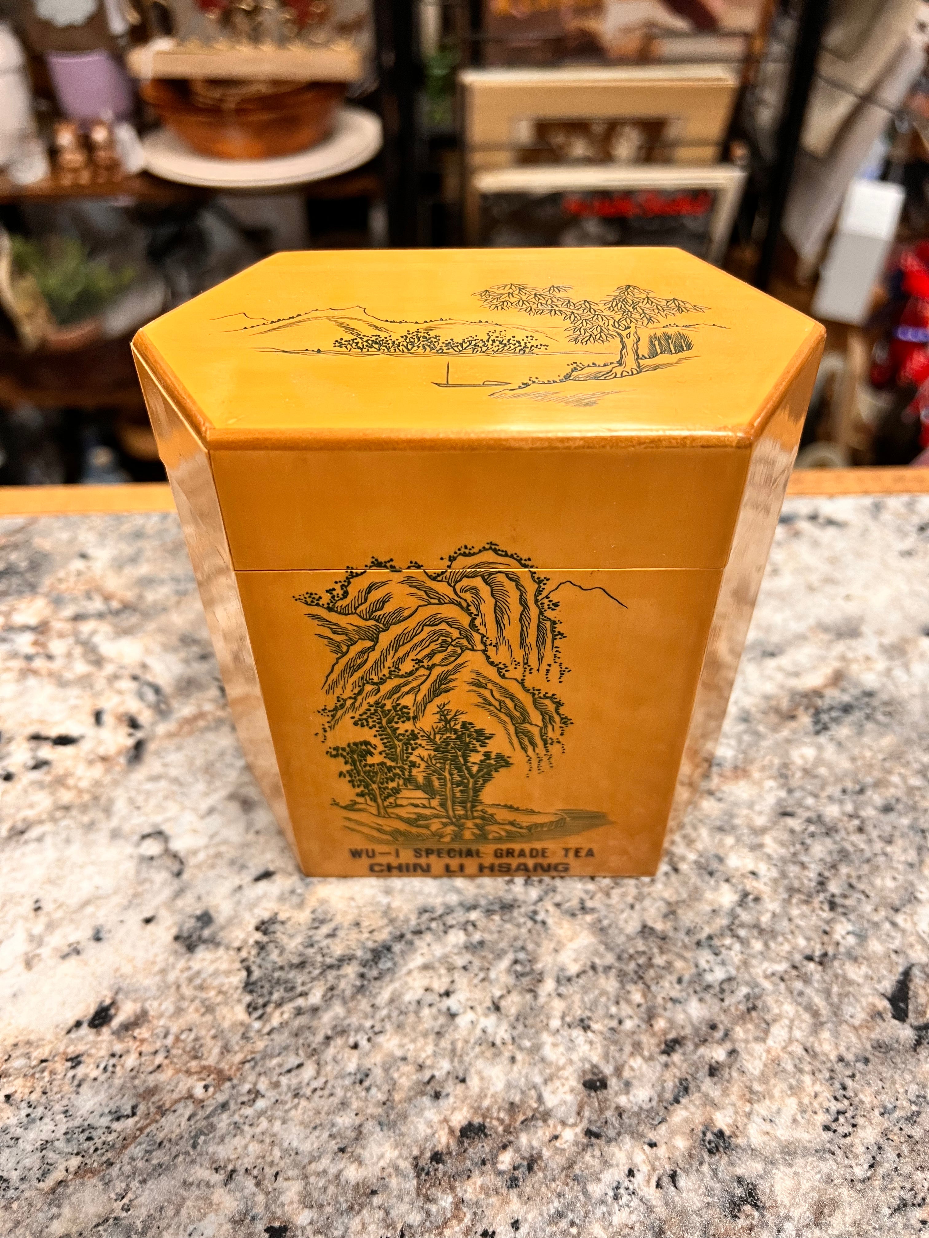 Wood Tea Box