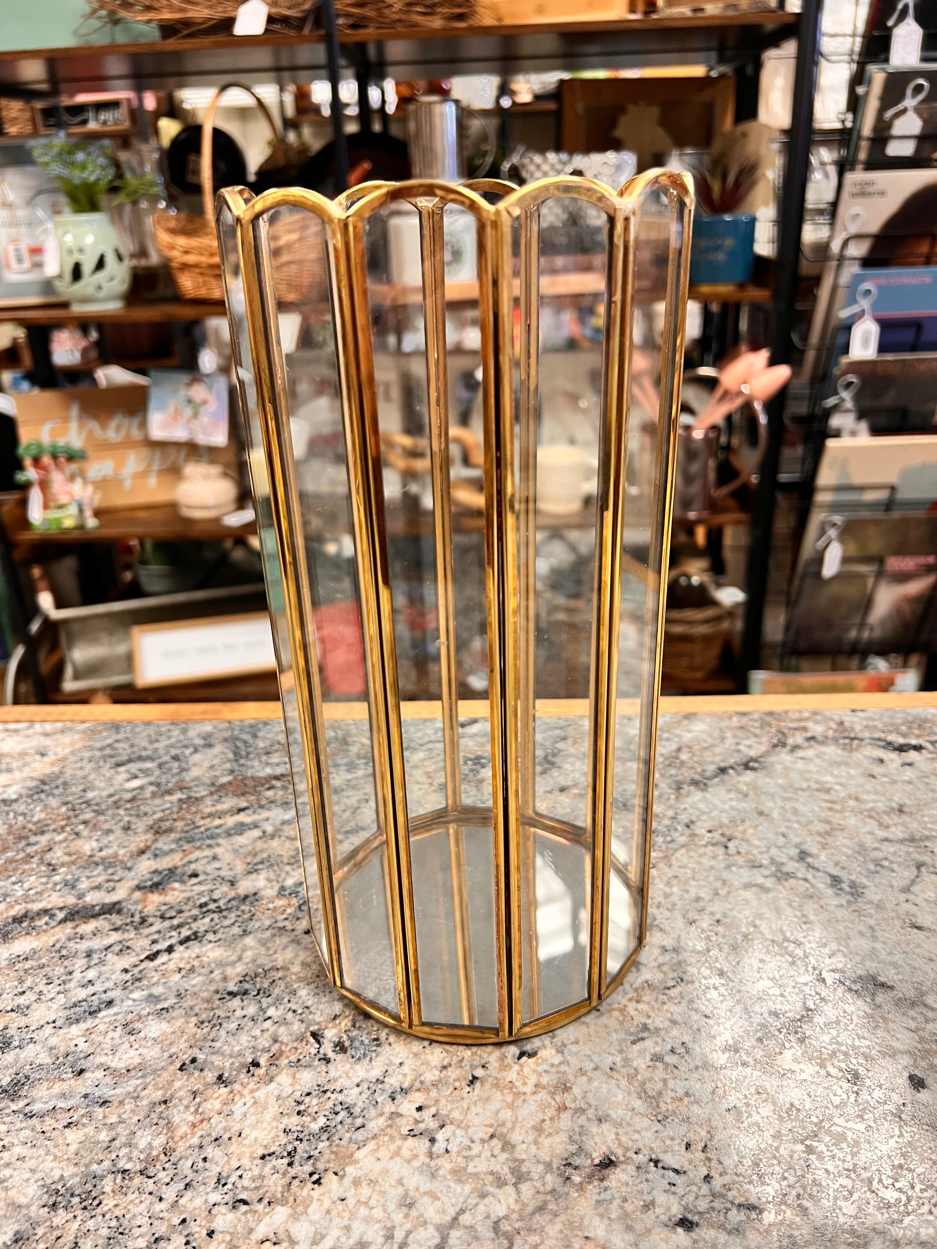 Gold Candle Holder