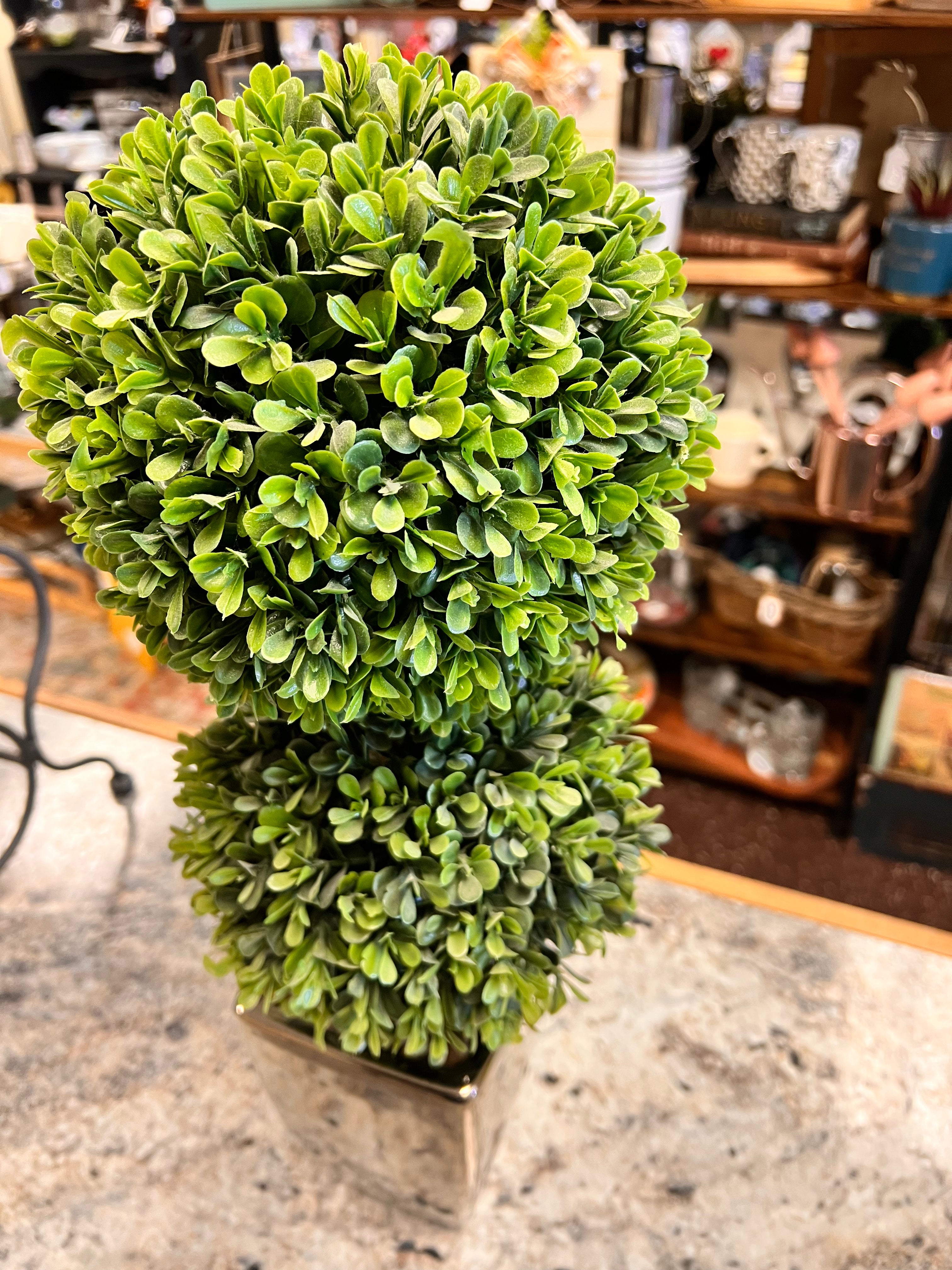 Round Plant Decor
