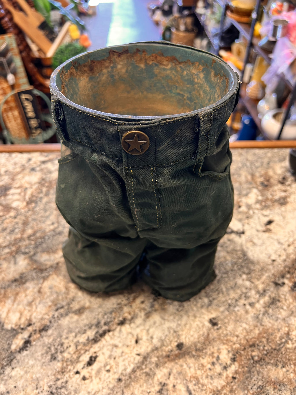Jeans Planter Pot