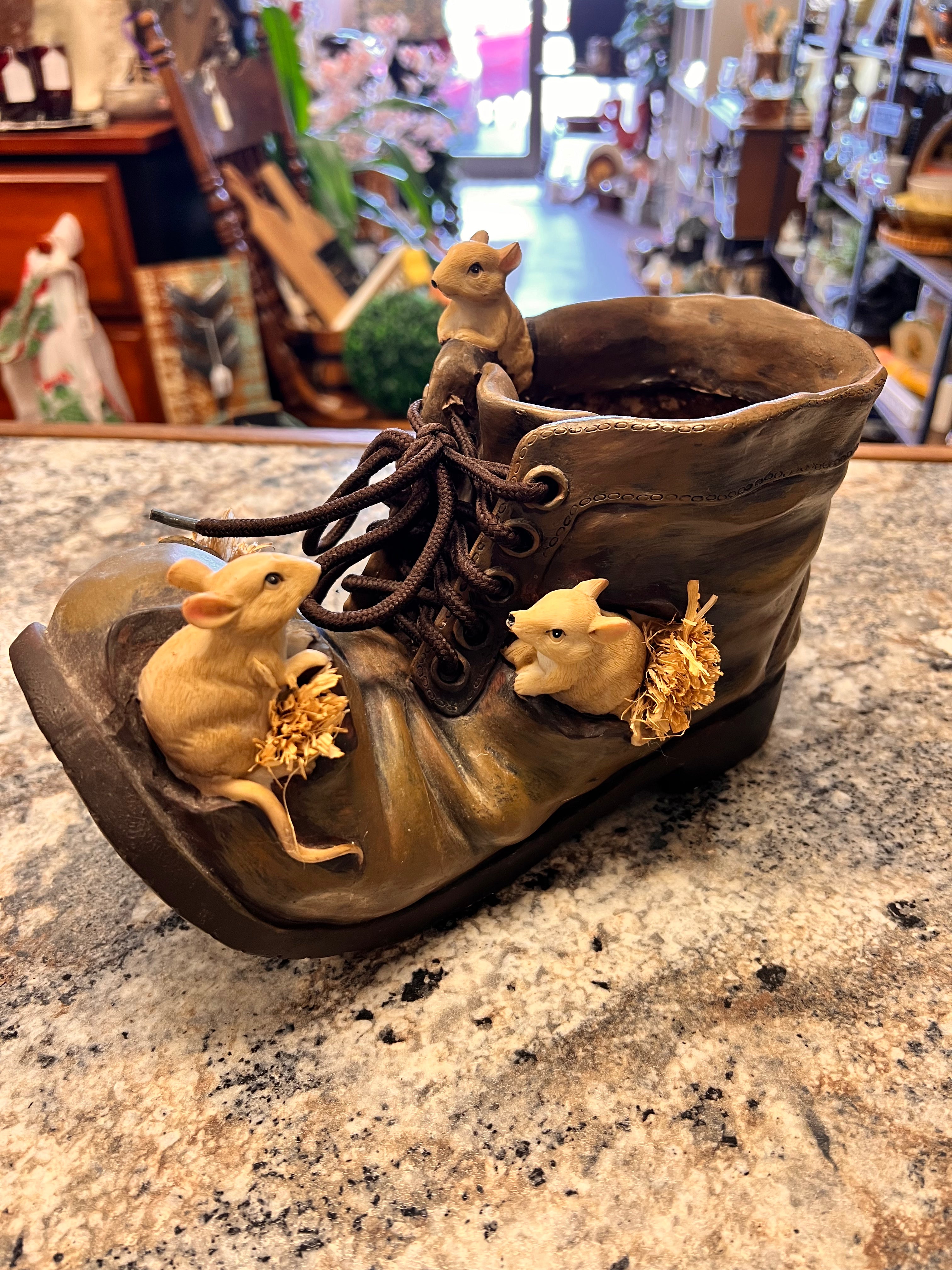 Boot Planter Pot