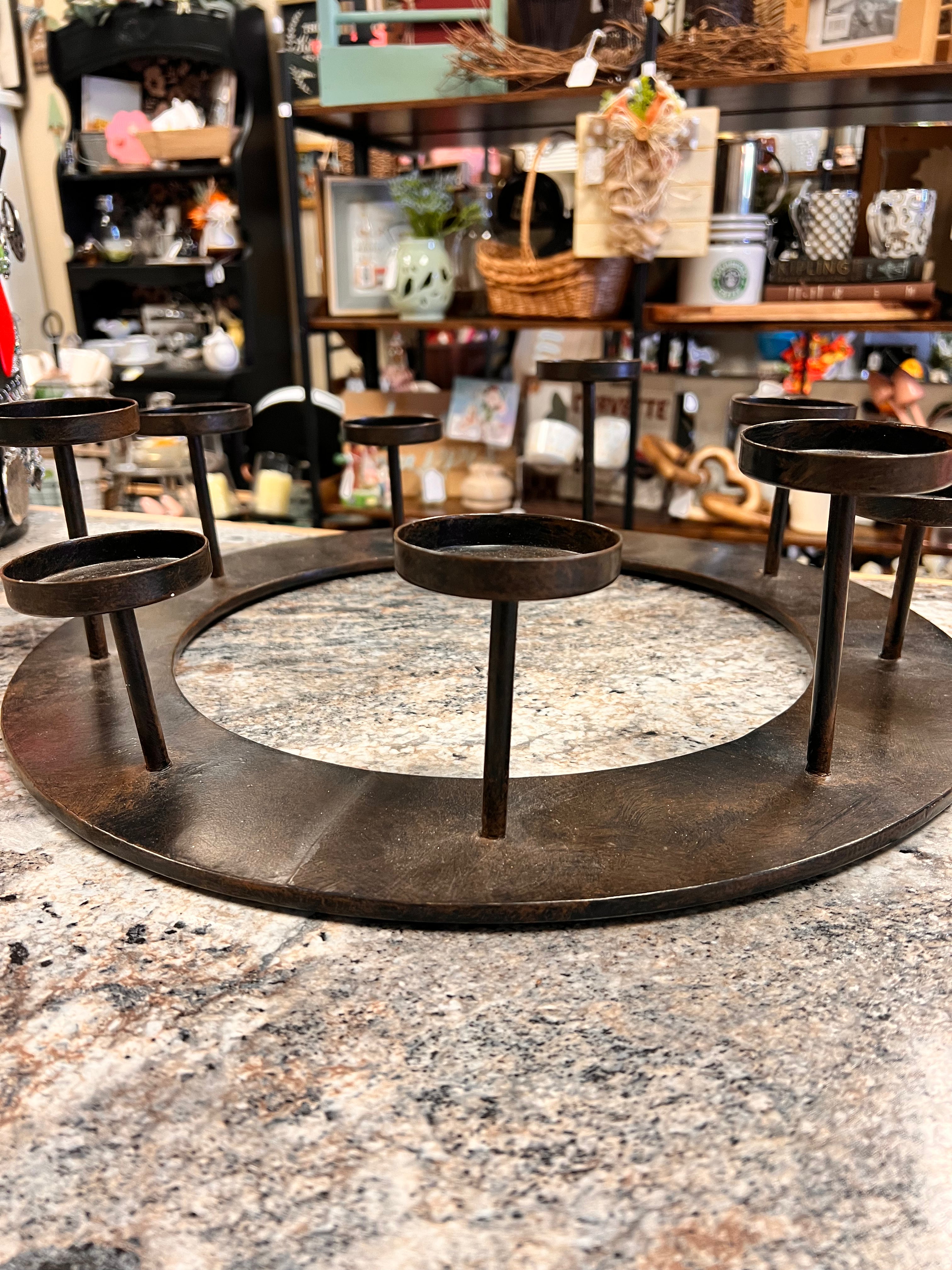 Metal Candle Holder
