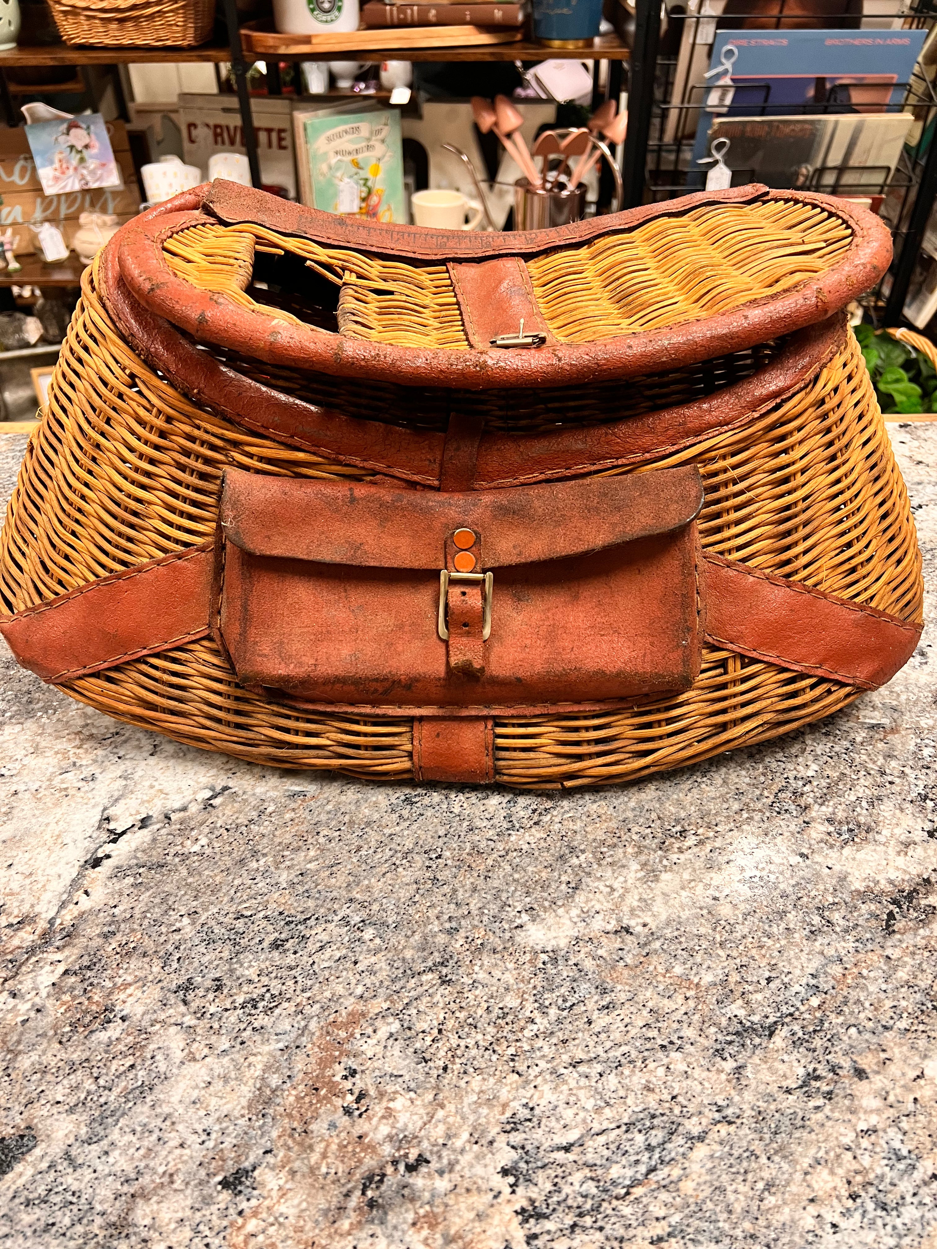 Antique Fishing Basket