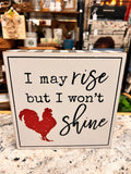Rooster Sign