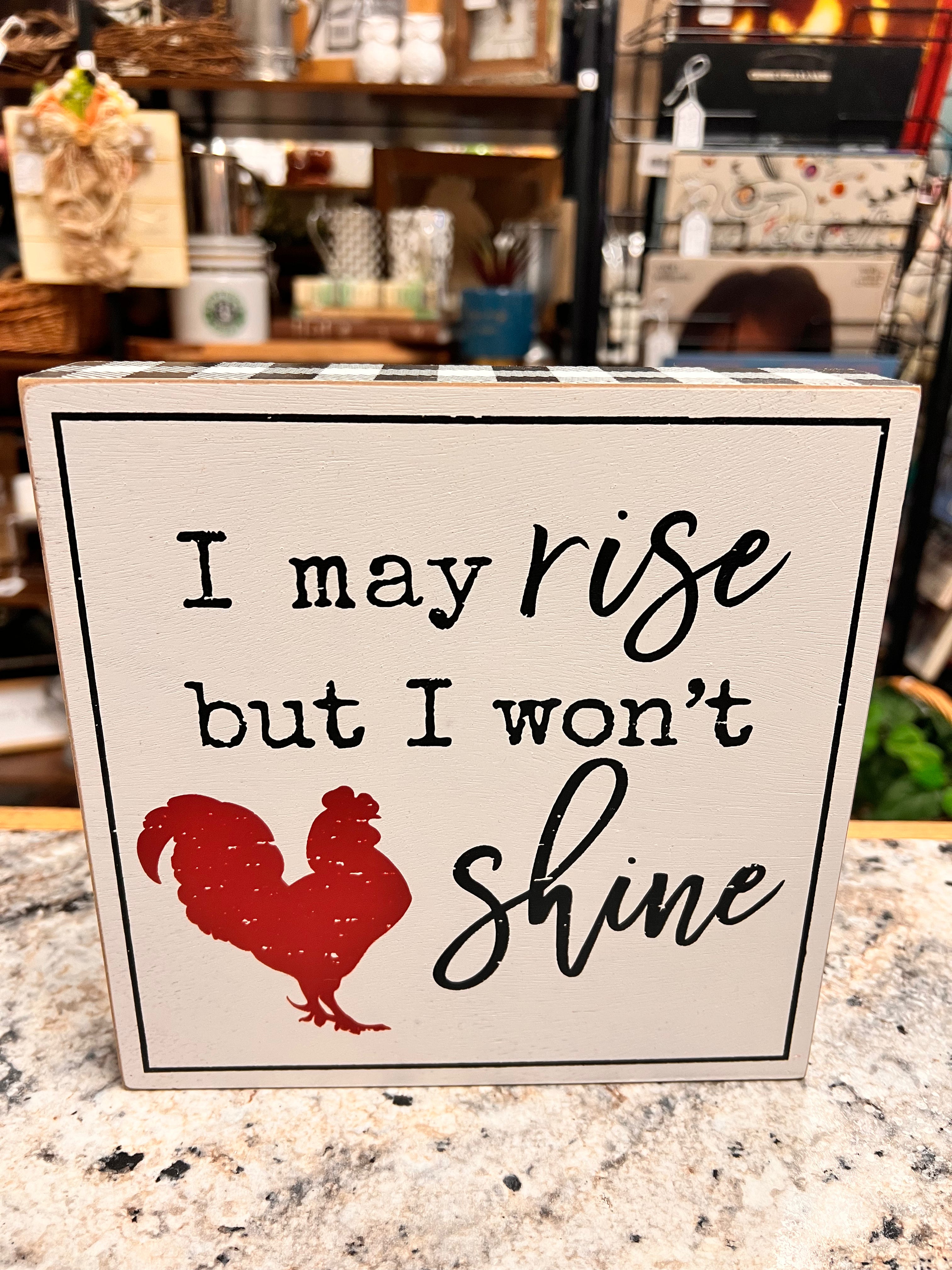 Rooster Sign
