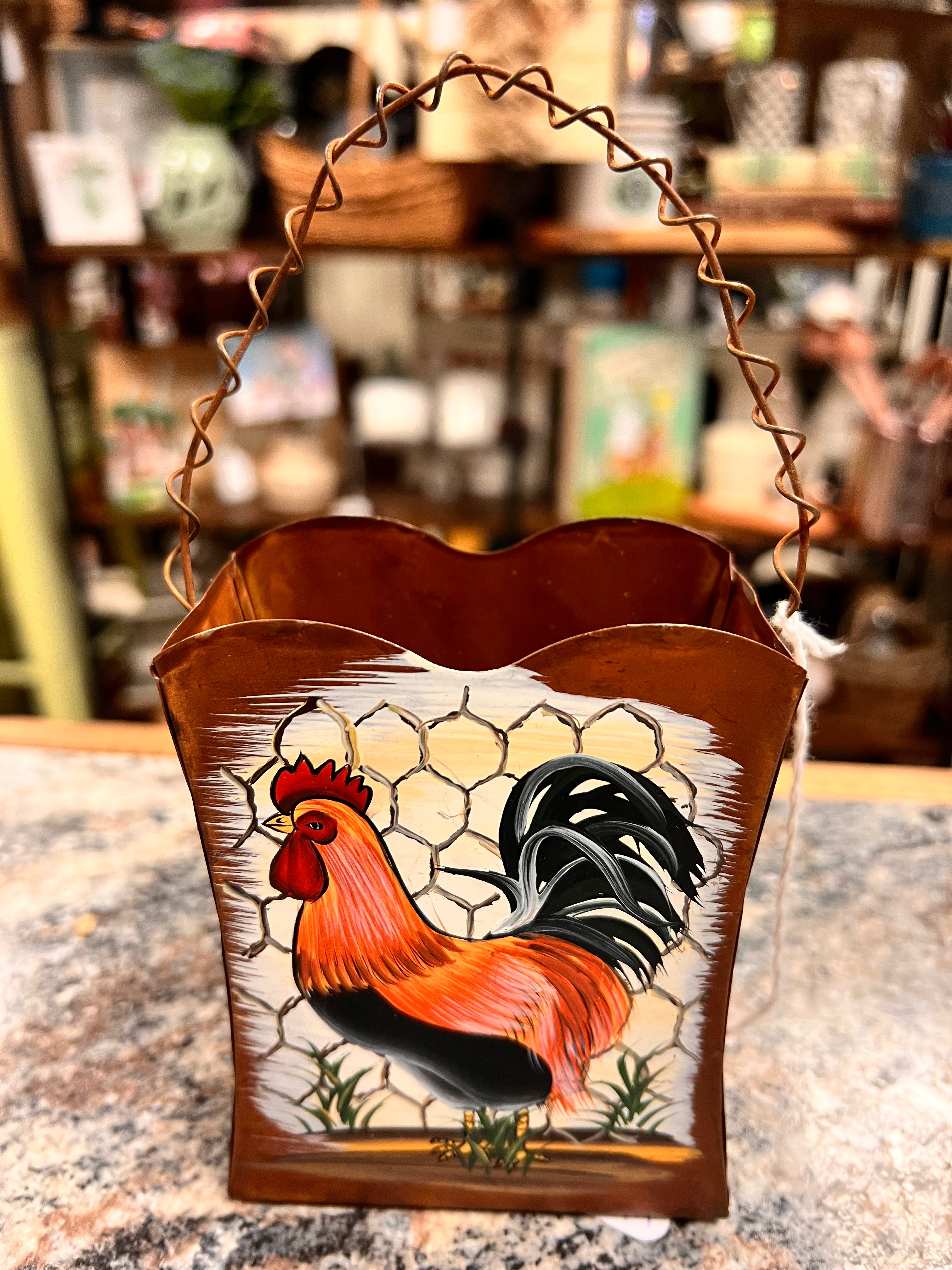 Rooster Tin