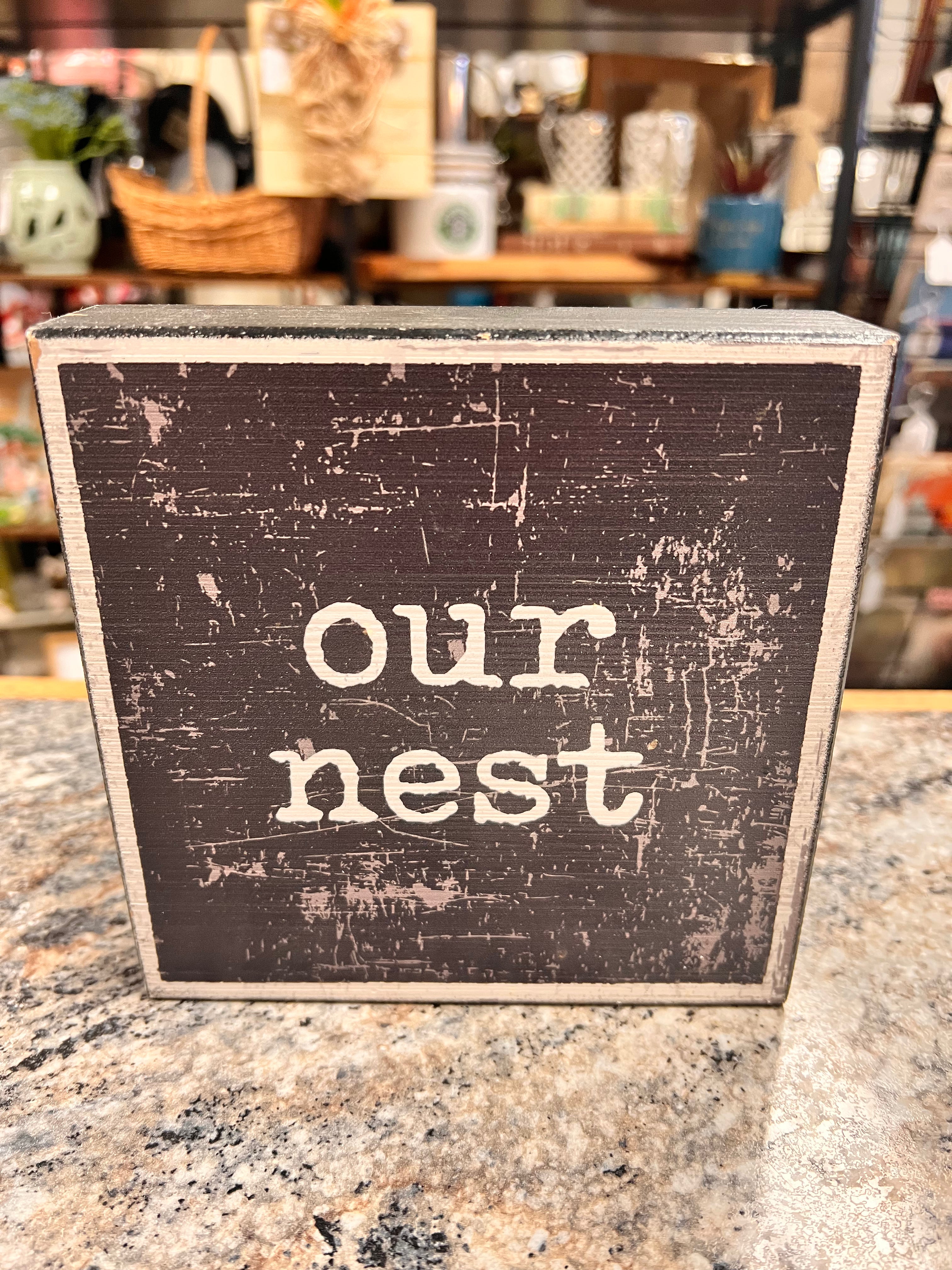 Our Nest Sign