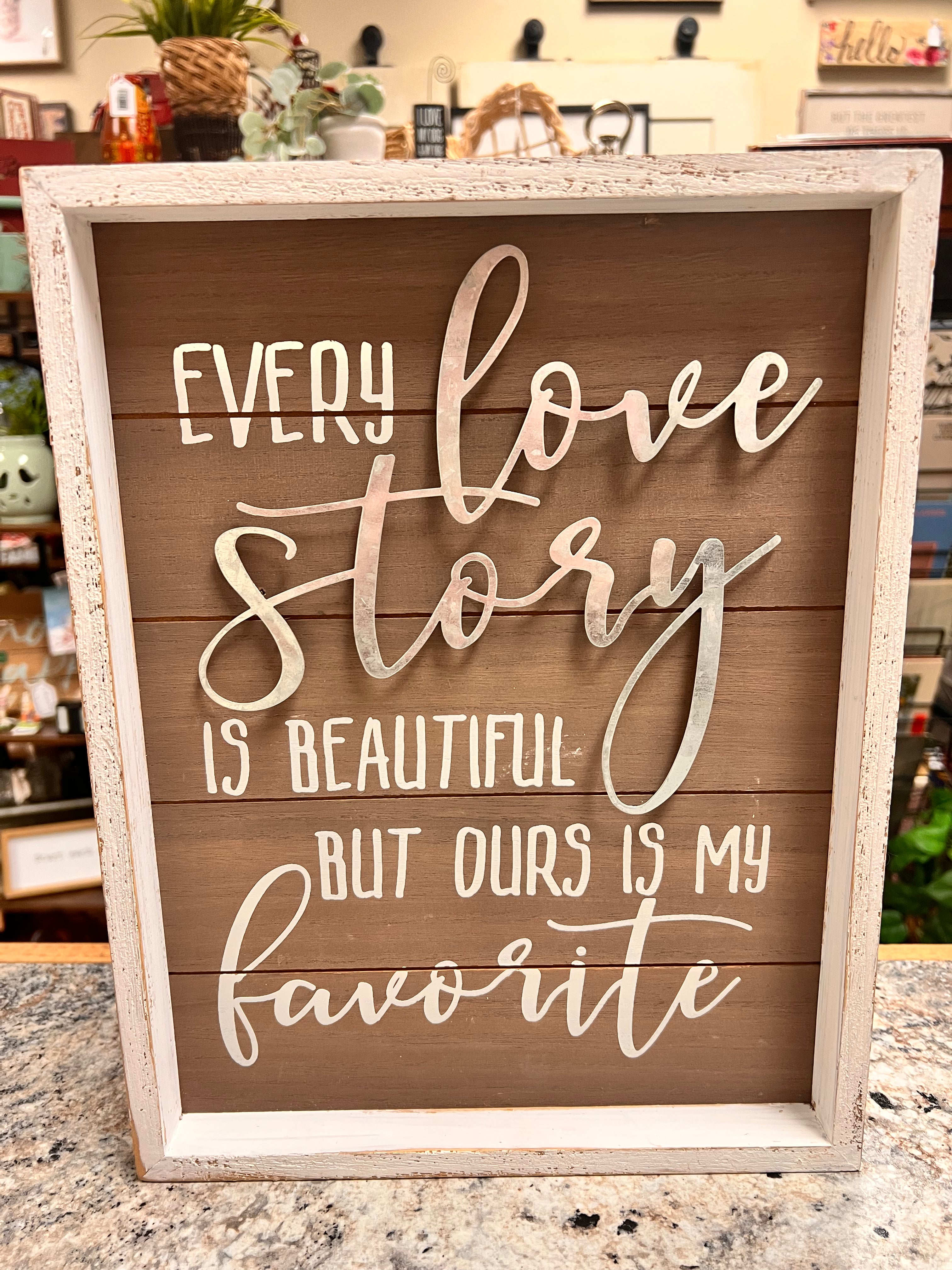 Love Story Sign