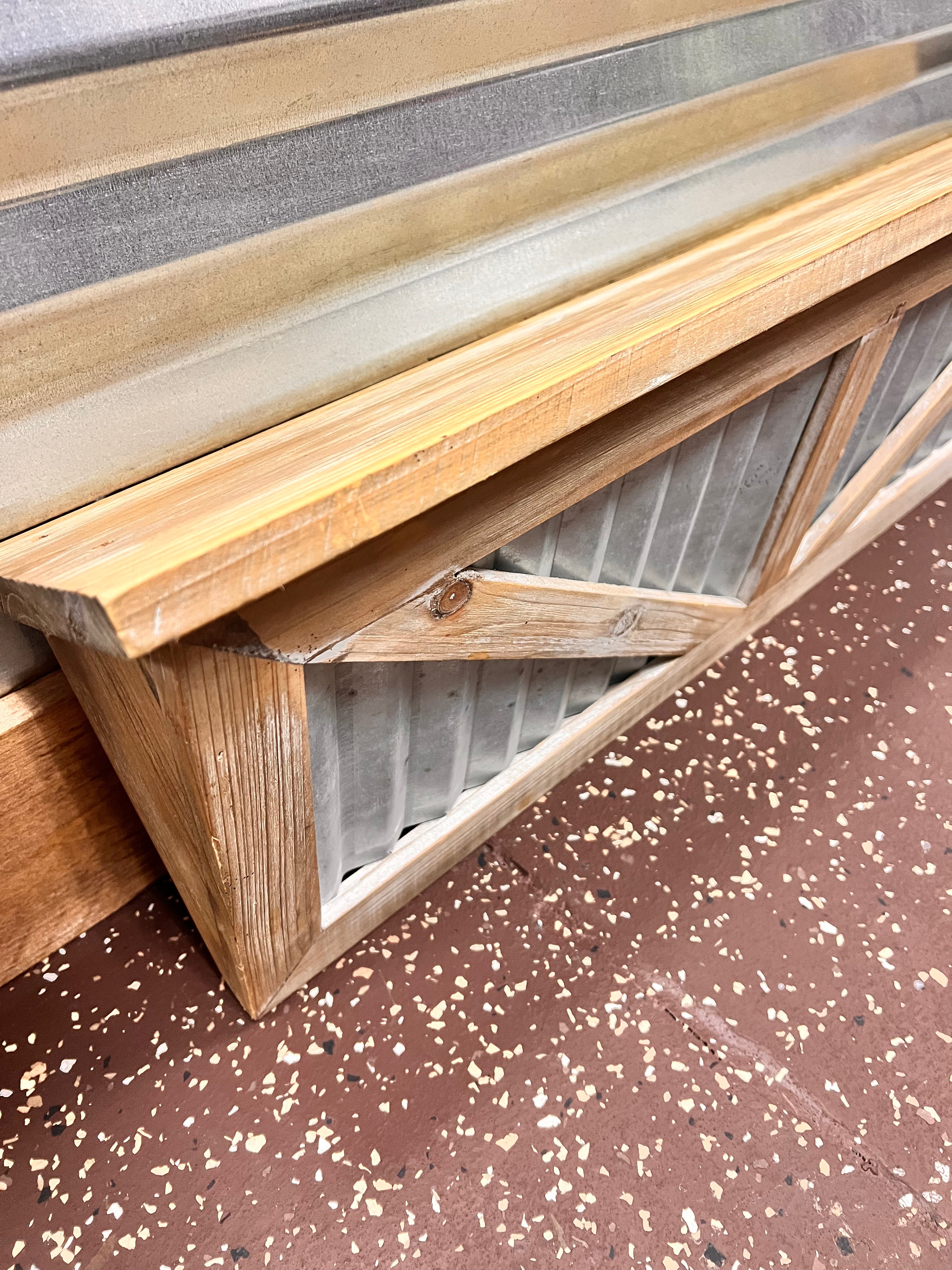 Wood Metal Shelf