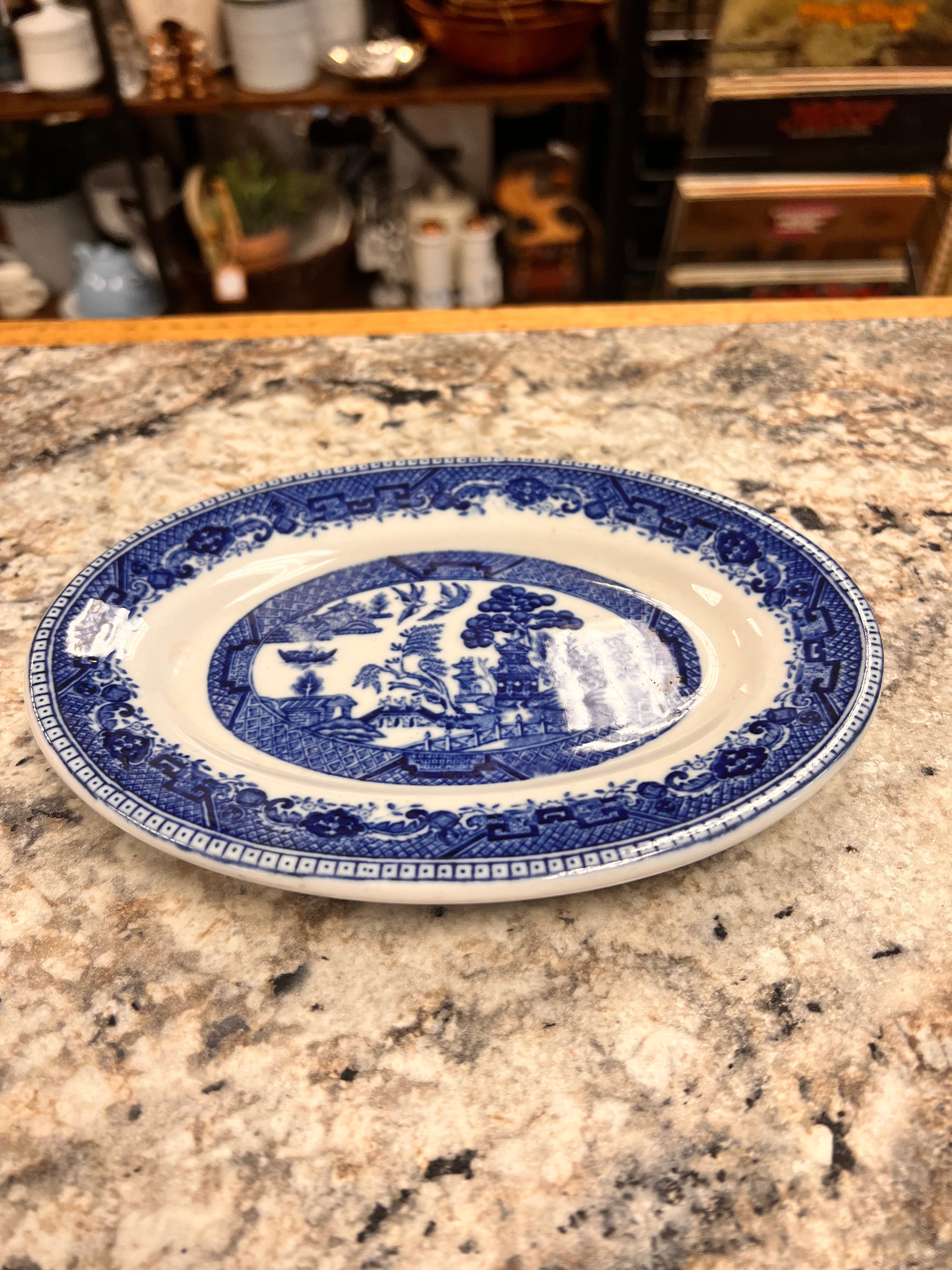 Blue Willow Plate