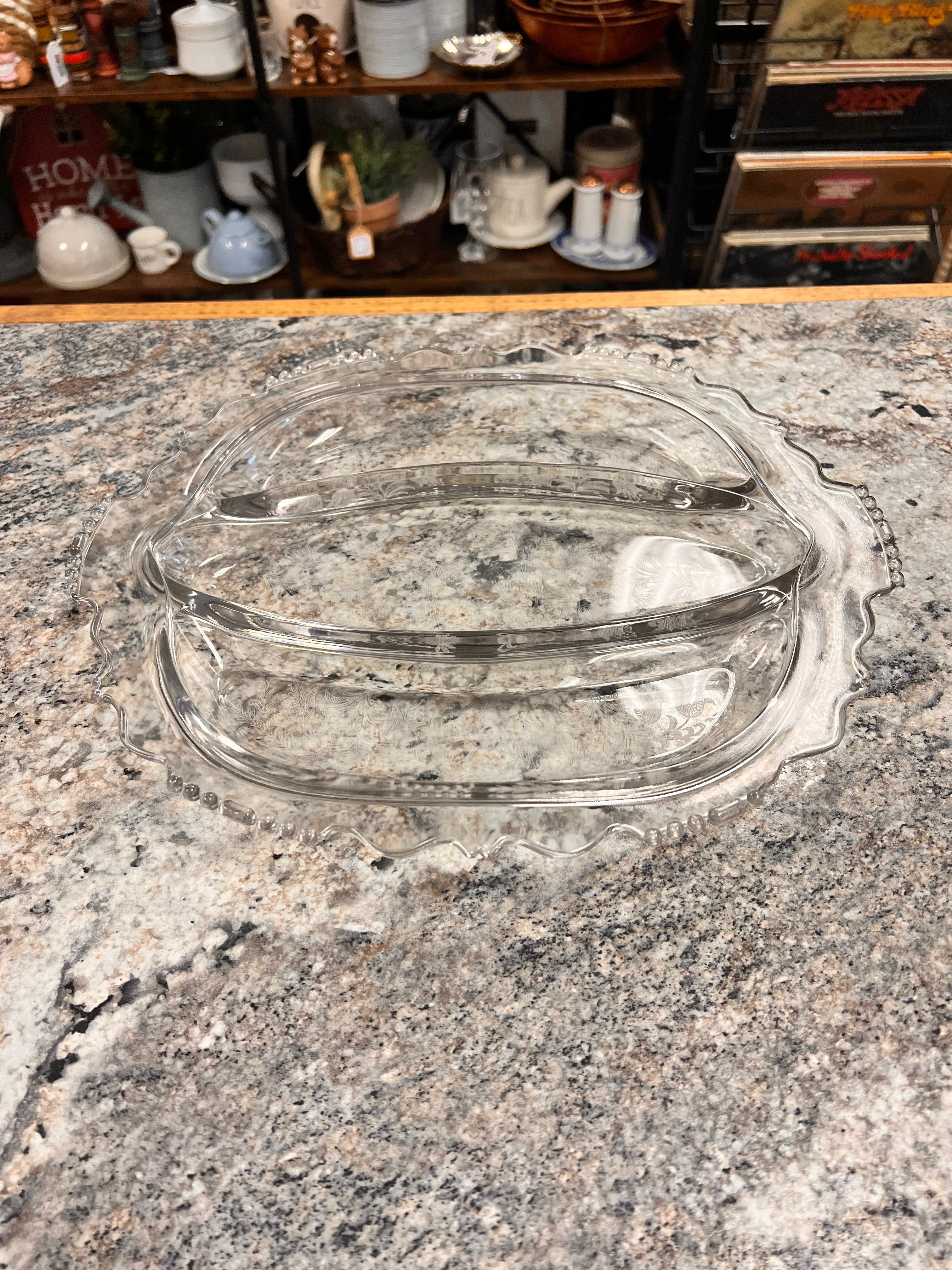1940s Divided Dish