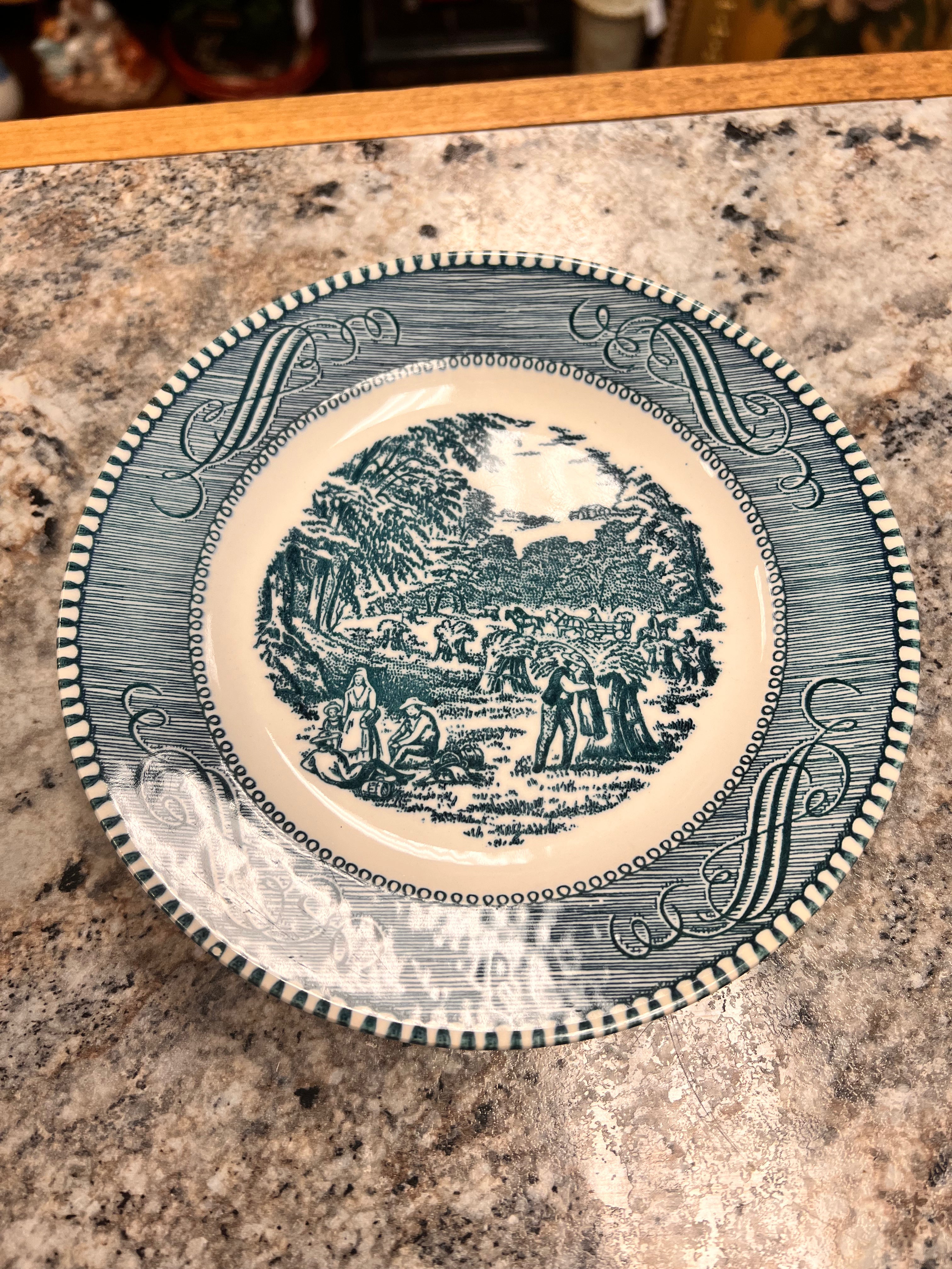 Currier&Ives Plate
