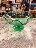 Green Ruffle Bowl